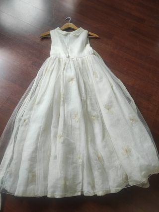 Vestido comunión niña romántico vintage 
