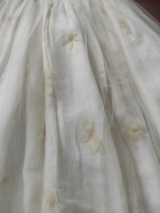 Vestido comunión niña romántico vintage 