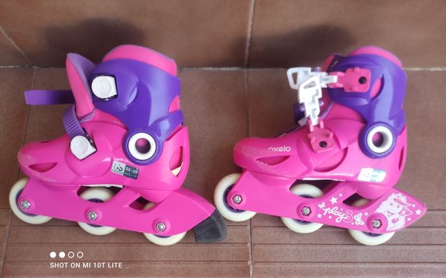 Patines en linea Oxelo niña, talla 26-28