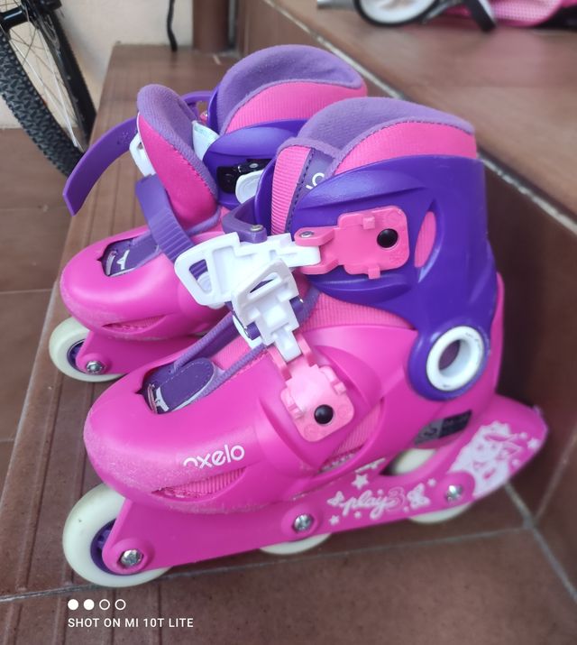 Patines en linea Oxelo niña, talla 26-28