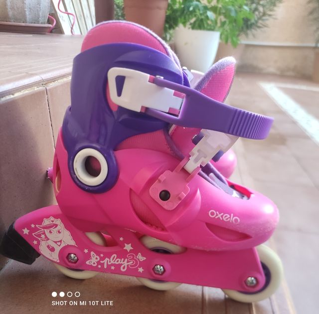 Patines en linea Oxelo niña, talla 26-28