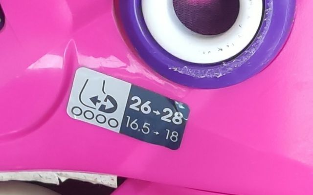 Patines en linea Oxelo niña, talla 26-28