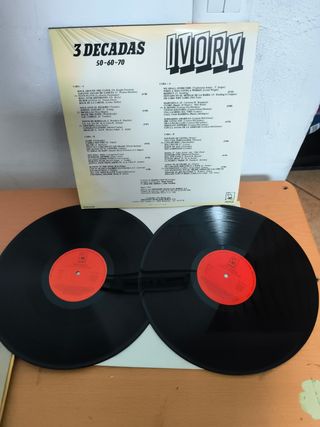 LP Doble Ivory - 3 Décadas 50-60-70