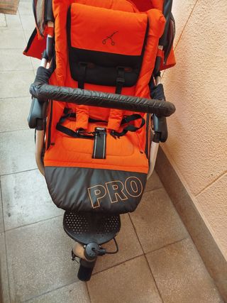 Silla paseo bebé - ligera y naranja Buen estado