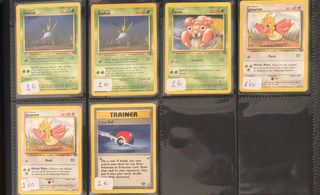 Cartas Pokémon vintage
