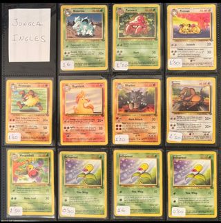 Cartas Pokémon vintage