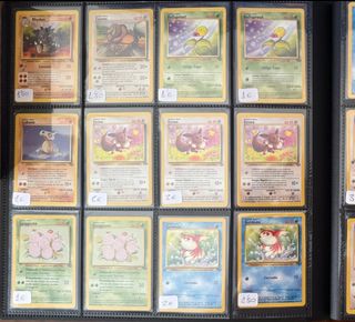 Cartas Pokémon vintage