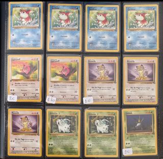 Cartas Pokémon vintage