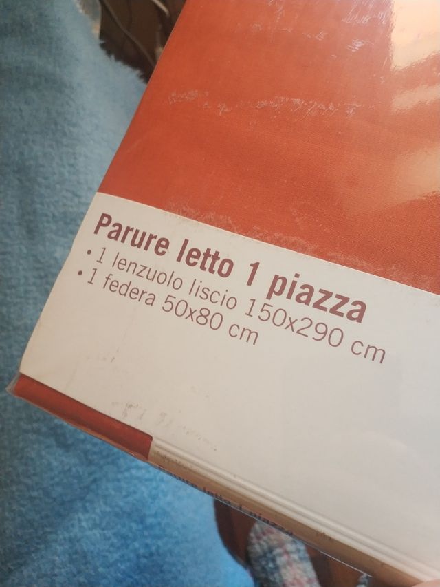 Parure letto singola Coincasa arancione