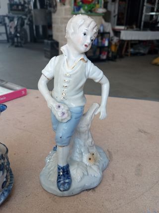 Statuine Ceramica Vintage Bambini