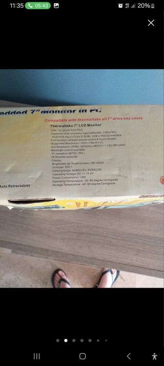 Monitor LCD Thermaltake 7" - PC