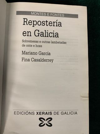 LIBROS; REPOSTERÍA EN GALICIA EDICIONES XERAIS
