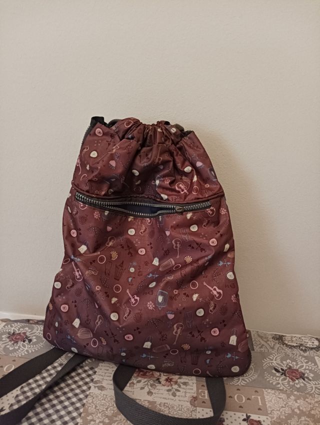 Mochila deportiva - marrón multicolor