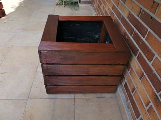 Macetero Grande Madera