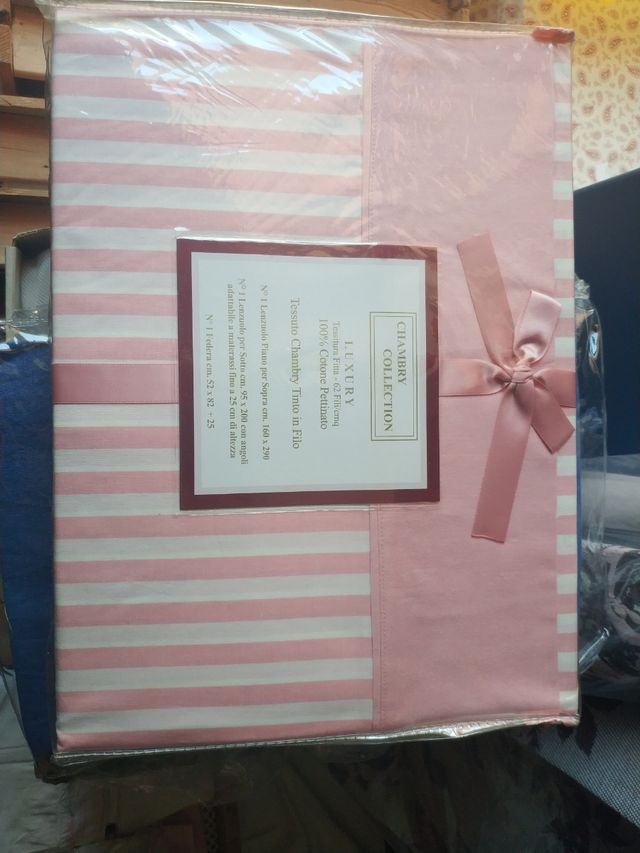 Lenzuola singolo Chambry Luxury rosa