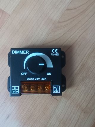 Dimmer o regulador de intensidad - Nunca usado