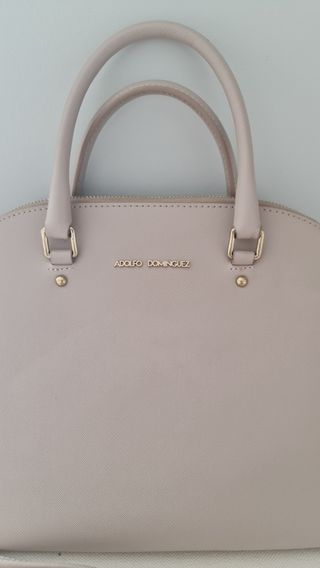 Bolso Adolfo Domínguez beige