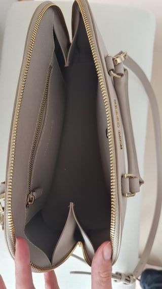 Bolso Adolfo Domínguez beige