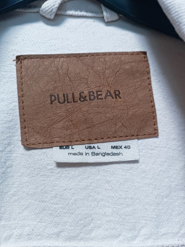 Chaqueta vaquera PULL&BEAR beige