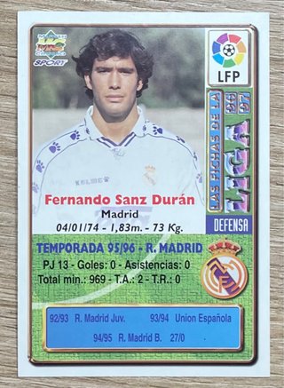 Cromo Alvaro Benito Mundicromo 96.97 Real Madrid