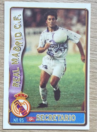 Cromo Alvaro Benito Mundicromo 96.97 Real Madrid