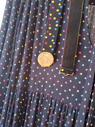 Vestido Dolores Promesas negro.