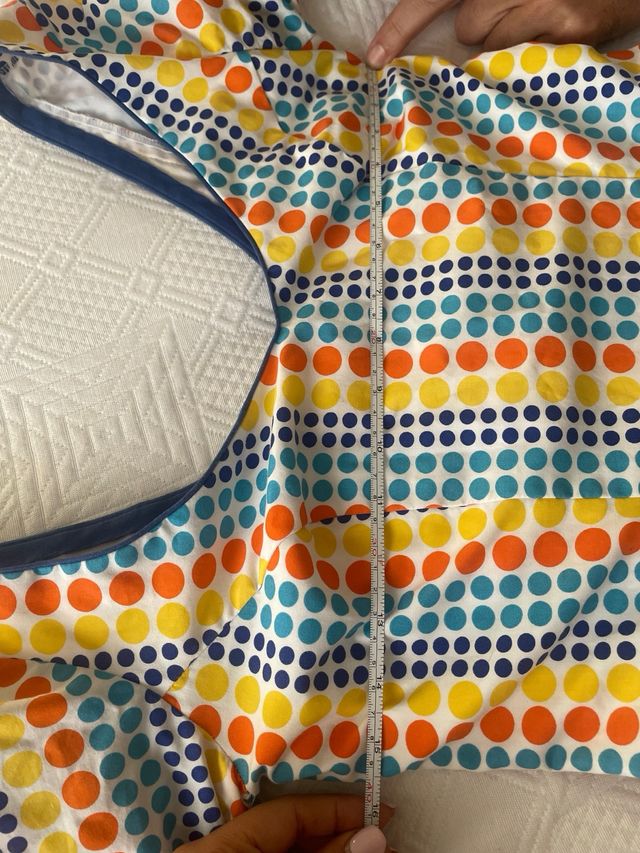 Vestido flamenco lunares multicolor