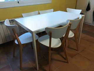 Mesa cocina + 6 sillas