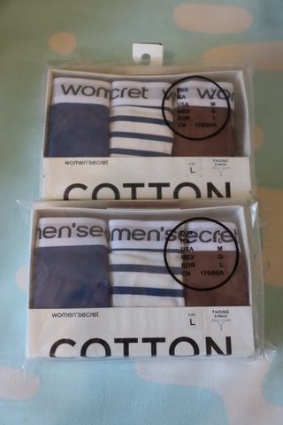 A ESTRENAR Pack de 6 tangas Women's Secret Talla L