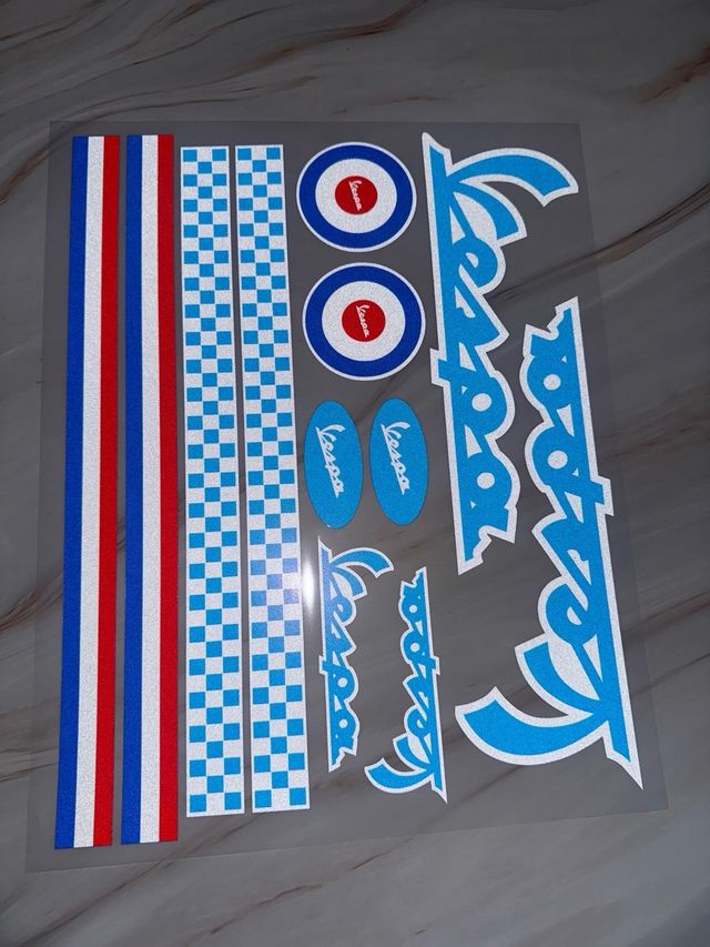 KIT PEGATINAS VINILOS VESPA PRIMAVERA SPRINT GTS