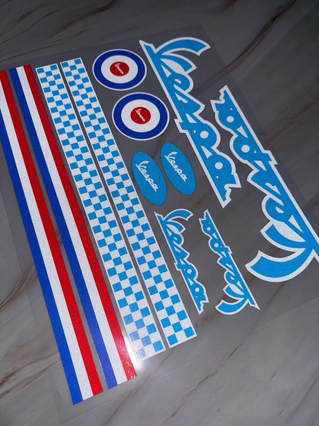 KIT PEGATINAS VINILOS VESPA PRIMAVERA SPRINT GTS