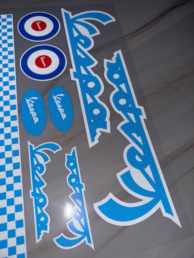 KIT PEGATINAS VINILOS VESPA PRIMAVERA SPRINT GTS