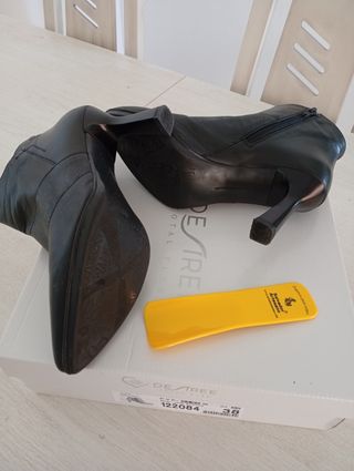 Botín piel mujer