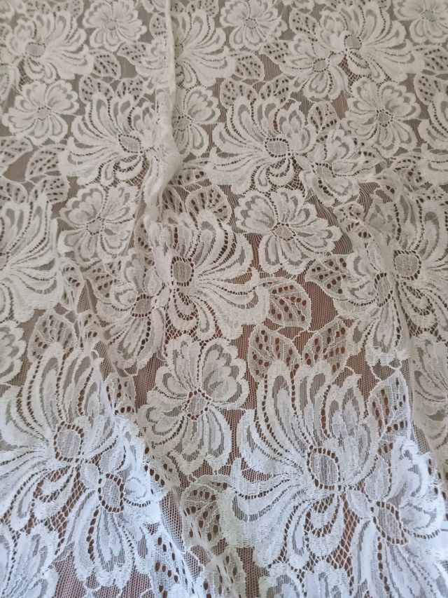 Chal encaje blanco - boho