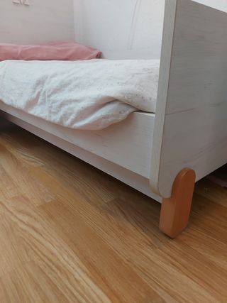 Dos cunas convertibles en cama 70x140 cm