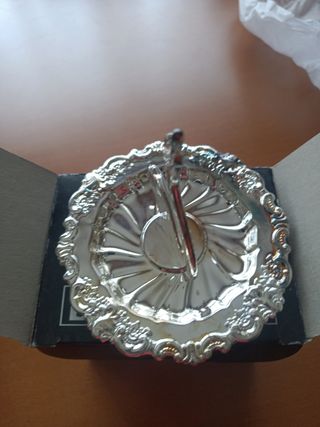 Anillero cisne plata