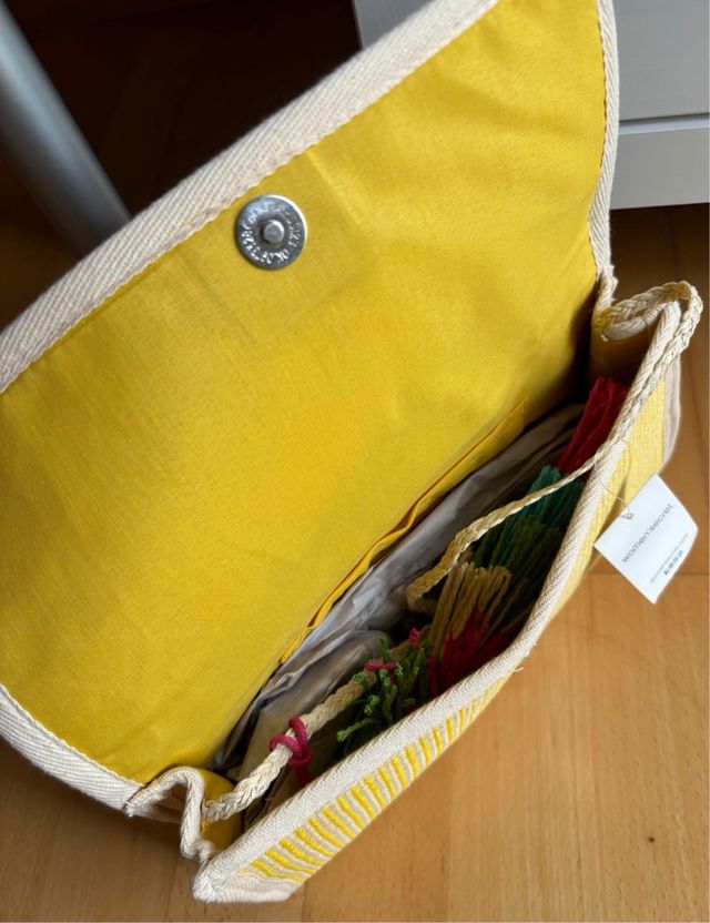 Bolso amarillo Women's Secret 29x18x5cm a estrenar