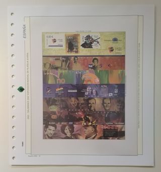 SUPLEMENTO FILABO SELLOS ESPAÑA AÑO 2002 TRANSP.