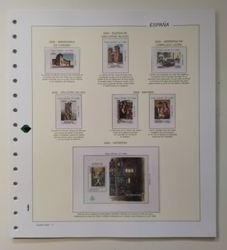SUPLEMENTO FILABO SELLOS ESPAÑA AÑO 2002 TRANSP.