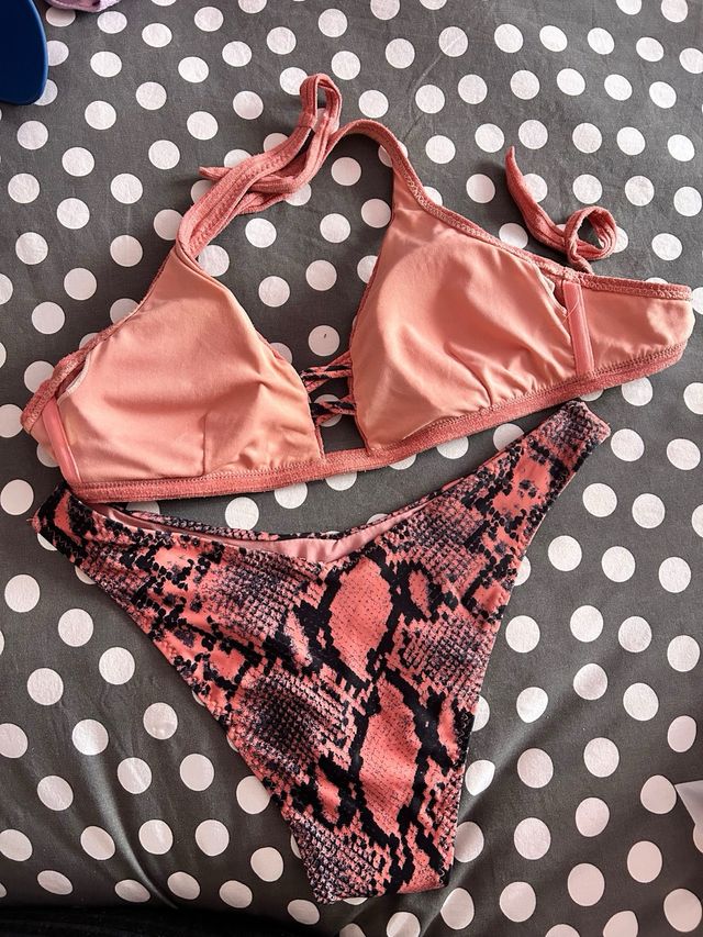 Bikini Rosa Antico - Costume Pitonato