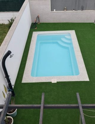 Piscina poliéster CJ Swimmingpool azul