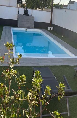 Piscina poliéster CJ Swimmingpool azul