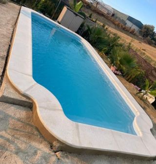 Piscina poliéster CJ Swimmingpool azul