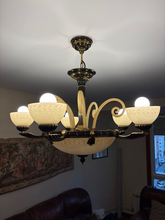 Lámpara araña antigua, precio negociable