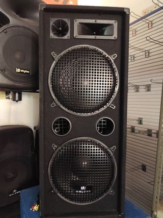 Altavoces Malone 1000w 12" - Doble bajo 12"