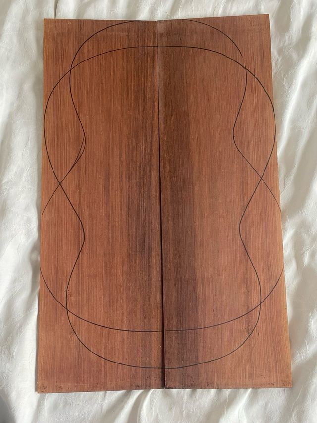 Fondo y aros de palosanto de madagascar. E