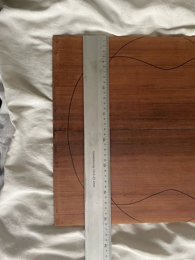 Fondo y aros de palosanto de madagascar. E