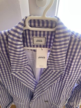Blazer Pimkie vichy morado