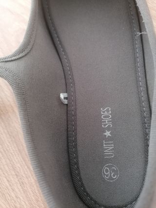 Zapatos niña terciopelo gris
