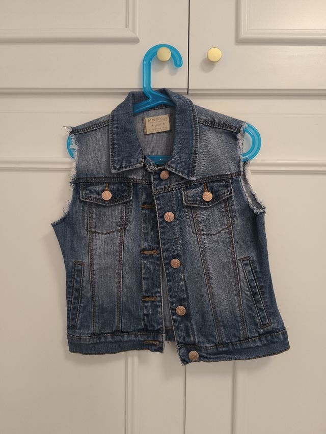 Chaleco vaquero mango talla 8/9